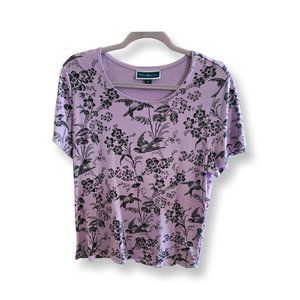 Karen Scott Purple Tee Size XL